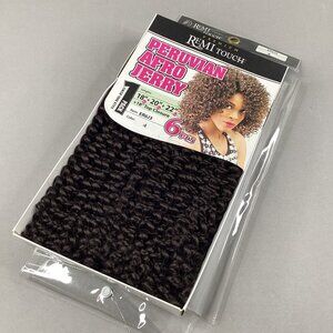 Afro Jerry #4 Dark Brown 18”- 22” All-in-One Premium Synthetic Hair Extensions